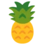 Pineapple emoji on Android