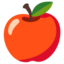 Red Apple emoji, Google design