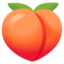 Peach emoji, Google design