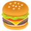Hamburger emoji on Android