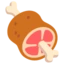 Meat on Bone emoji on Android