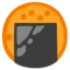 Rice Cracker emoji on Android