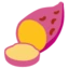 Roasted Sweet Potato emoji on Android