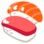 Sushi emoji, Google design