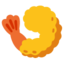Fried Shrimp emoji, Google design