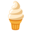 Soft Ice Cream emoji, Google design