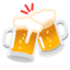 Clinking Beer Mugs emoji, Google design