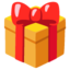 Wrapped Gift emoji, Google design