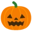 Jack-o-lantern emoji on Android