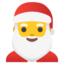 Santa Claus emoji, Google design