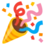 Party Popper emoji, Google design