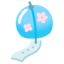 Wind Chime emoji, Google design