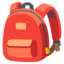 Backpack emoji, Google design