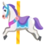 Carousel Horse emoji, Google design