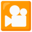 Download Cinema emoji, Google style
