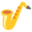 Saxophone emoji, Google design