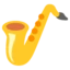Saxophone emoji on Android