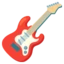 Guitar emoji on Android