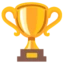 Trophy emoji on Android