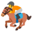 Download Horse Racing emoji, Google style