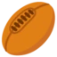 Rugby Football emoji on Android