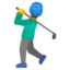 Download Man Golfing emoji, Google style