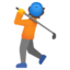 Download Person Golfing emoji, Google style