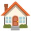 Download House emoji, Google style