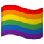 Download Rainbow Flag emoji, Google style