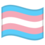 Download Transgender Flag emoji, Google style