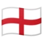 Flag: England emoji, Google design