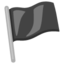 Download Black Flag emoji, Google style