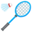 Badminton emoji on Android
