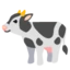 Cow emoji on Android