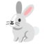 Rabbit emoji, Google design