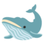 Whale emoji, Google design