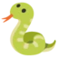 Snake emoji on Android