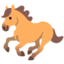Horse emoji, Google design