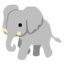 Elephant emoji, Google design