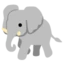 Elephant emoji on Android