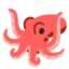 Octopus emoji on Android