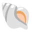 Spiral Shell emoji, Google design