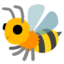 Honeybee emoji, Google design