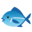 Fish emoji, Google design
