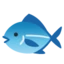 Fish emoji on Android