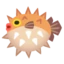 Blowfish emoji on Android
