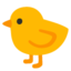 Baby Chick emoji, Google design