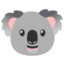Koala emoji, Google design
