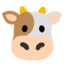 Cow Face emoji, Google design