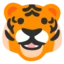 Tiger Face emoji on Android